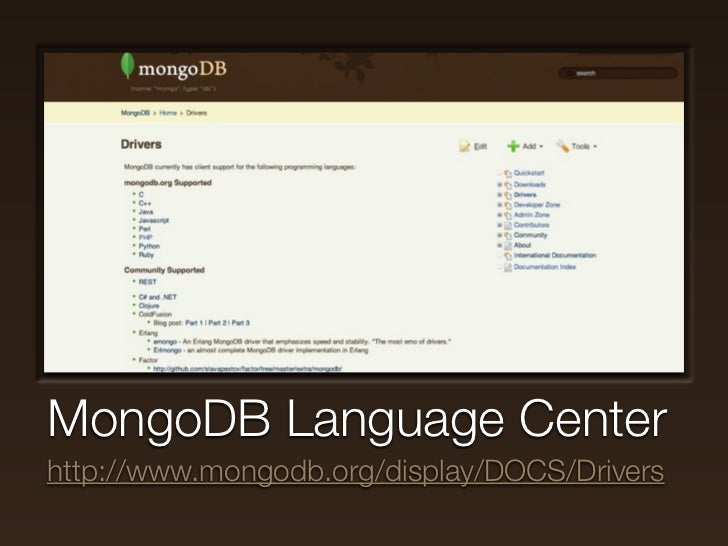 Content Management Systems and MongoDB