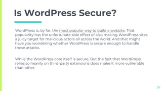 Content Management System(CMS) & Basic WordPress | PPTX