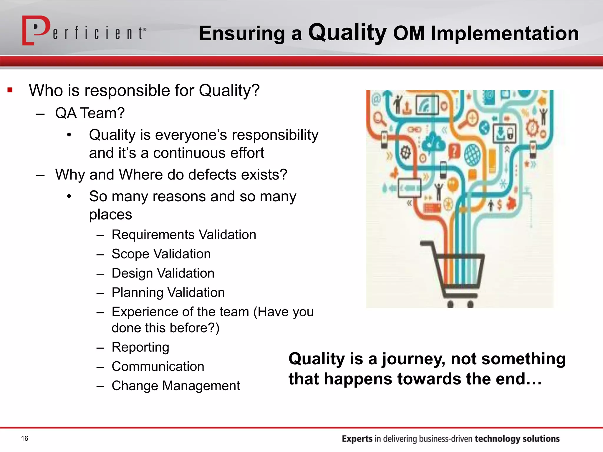 Ensuring a Quality Order Management Implementation | PDF