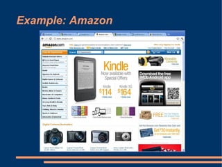 Example: Amazon
 