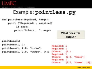 CMSC 201 - Lec16 - Tuples.pptx python tuple's ppt | PPTX