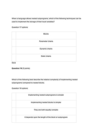 CMSC 330 QUIZ 4 | PDF
