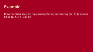 CMSC 56 | Lecture 16: Equivalence of Relations & Partial Ordering | PPTX