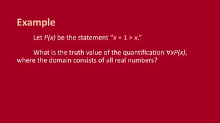 Cmsc 56 Lecture 3 Predicates Quantifiers