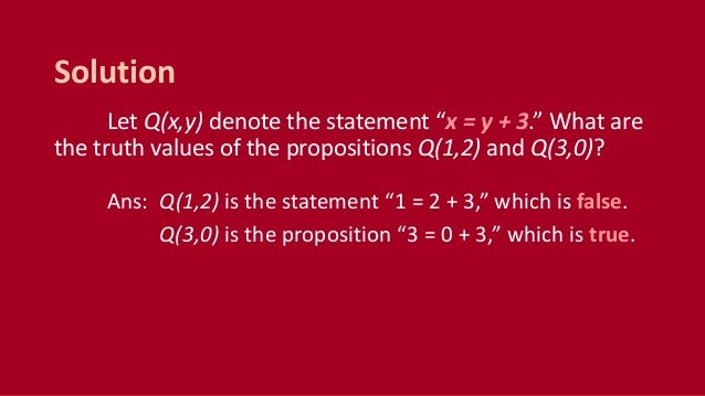 Cmsc 56 Lecture 3 Predicates Quantifiers