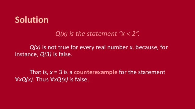 Cmsc 56 Lecture 3 Predicates Quantifiers Cmsc 56 Lecture 3 Predicates Quantifiers