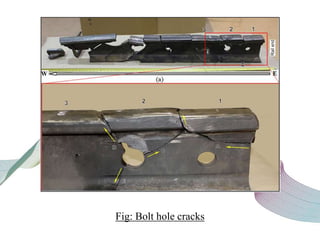 Fig: Bolt hole cracks
 
