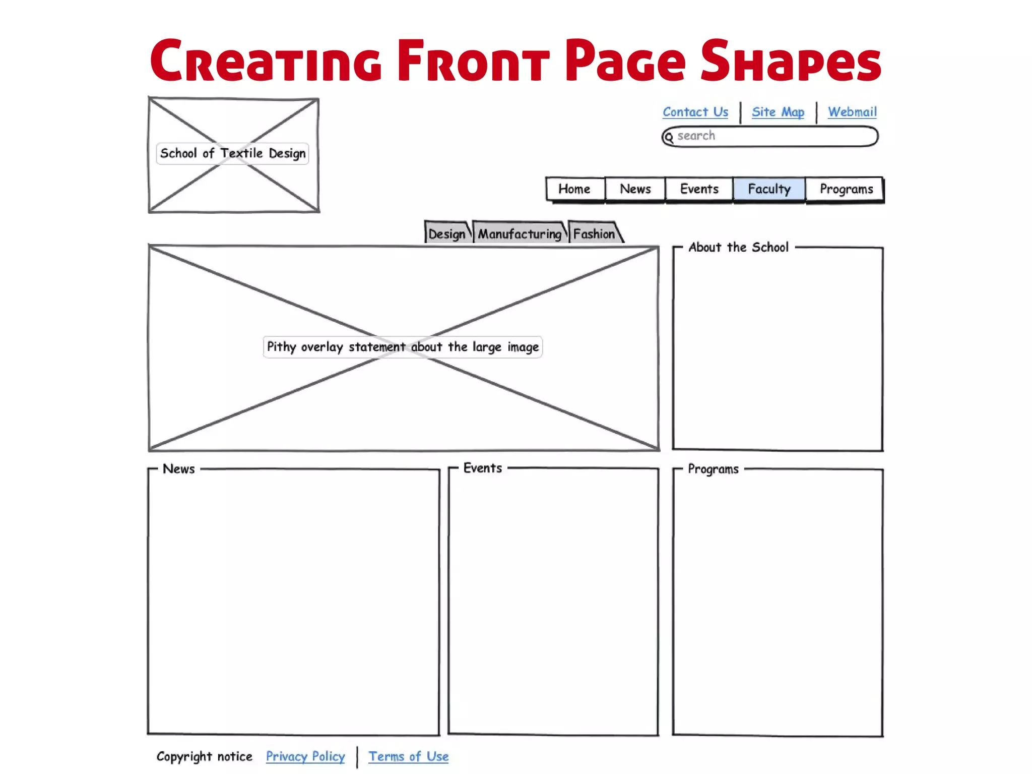 Creating Front Page Shapes
 