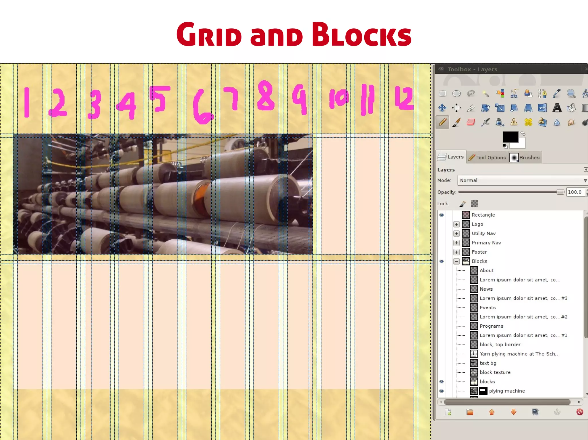Grid and Blocks
 