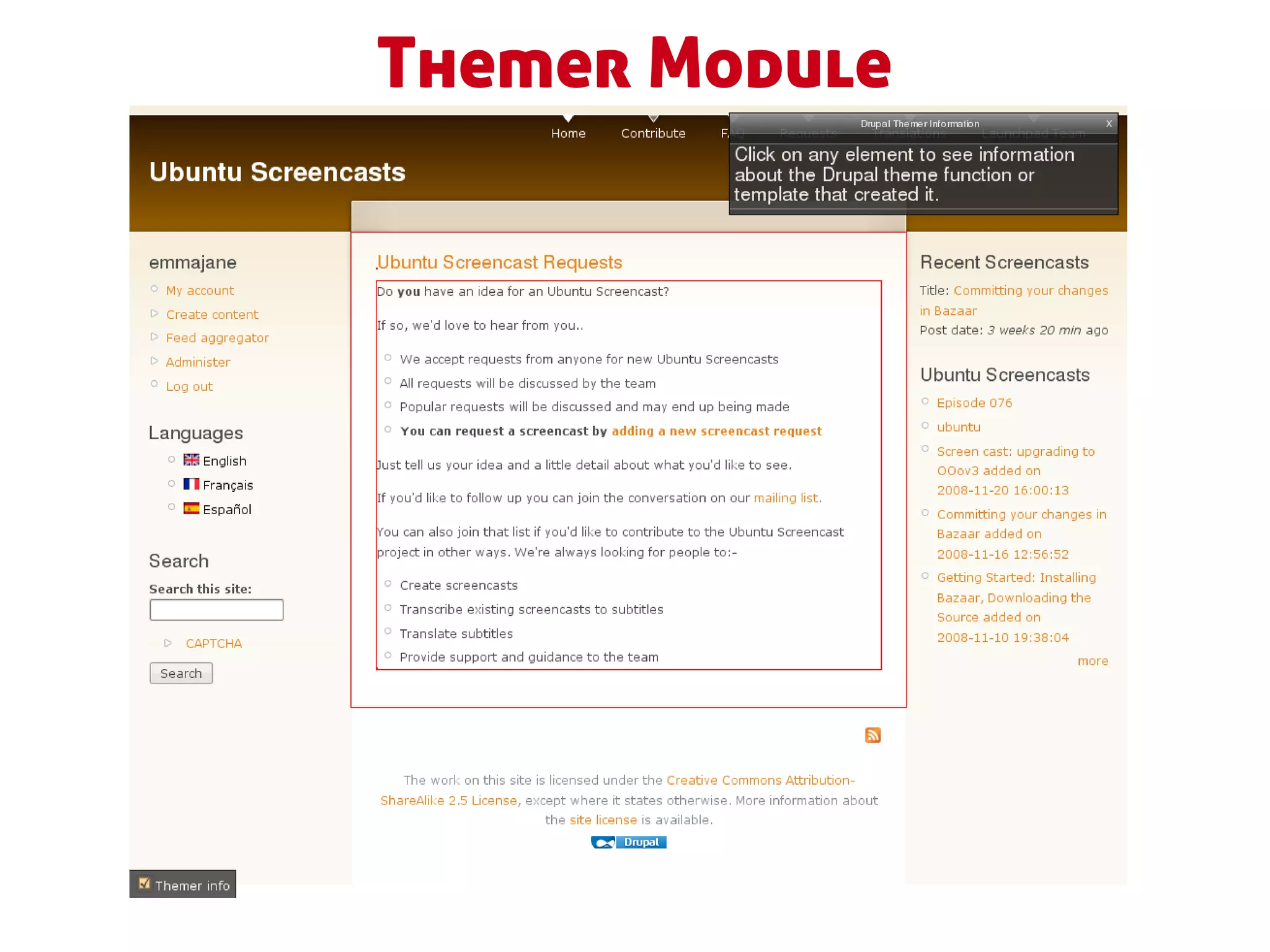 Themer Module
 
