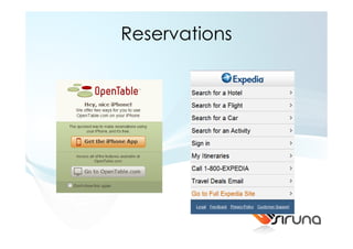 Reservations
 