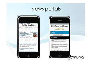 News portals
 