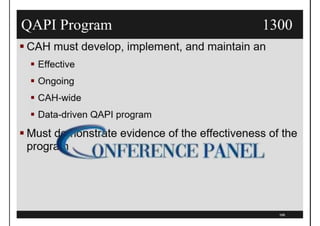 CMS Hospital QAPI Standards 2022 | PDF