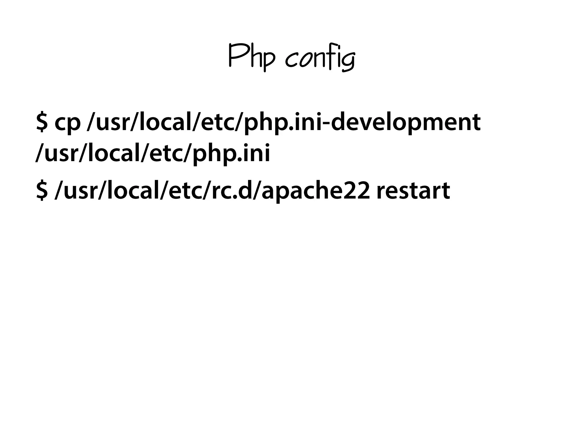 Php config