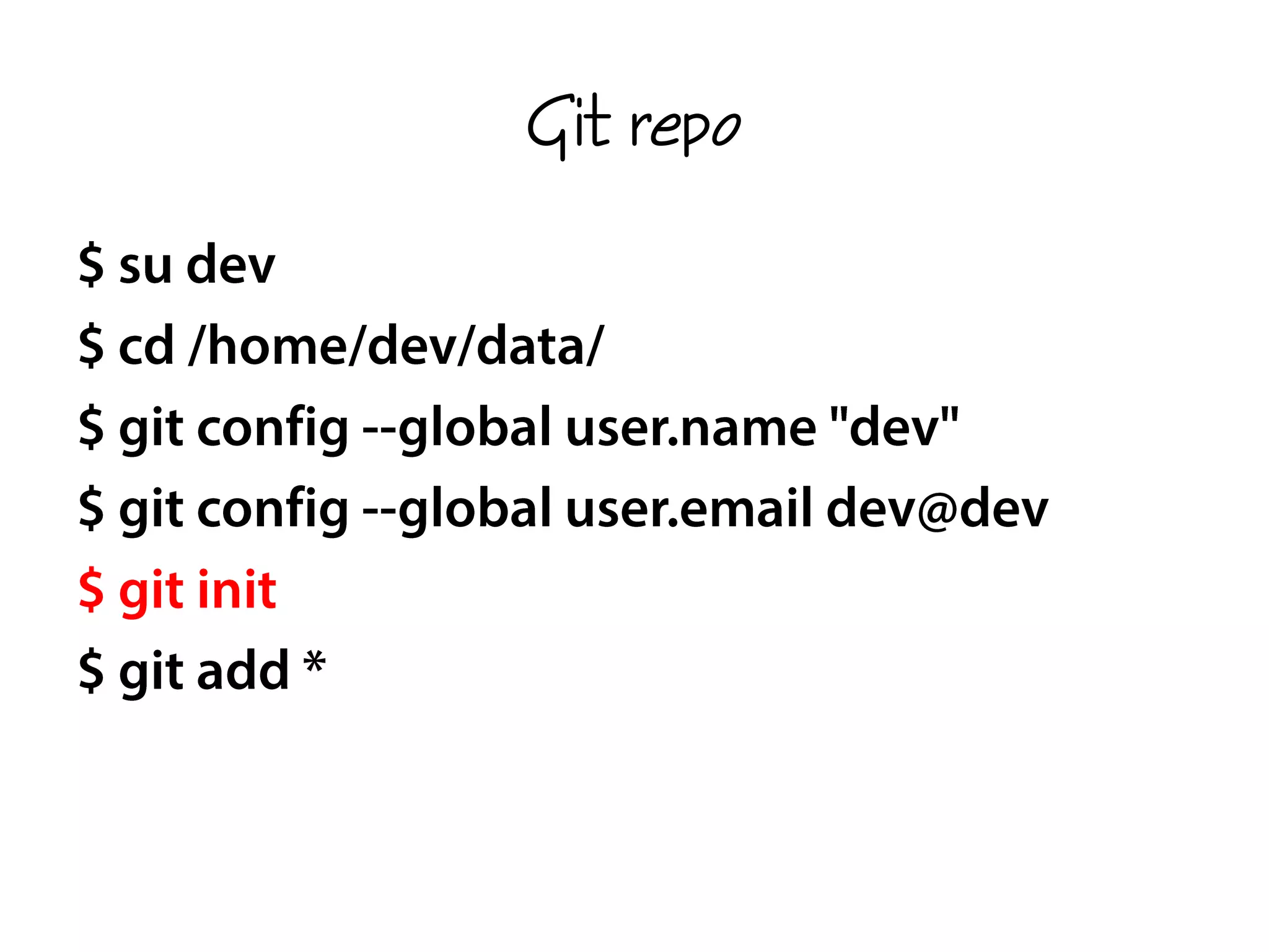 Git repo