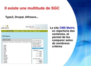 Plusieurs sont gratuits (logiciel libre) 