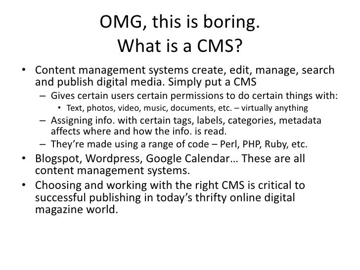 what is cms
