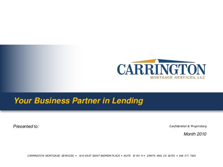 Carrington Mortgage Services