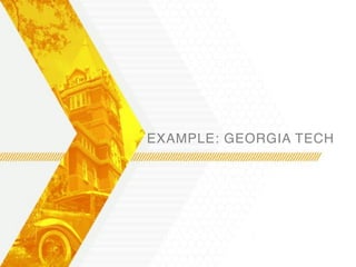 EXAMPLE: GEORGIA TECH
 