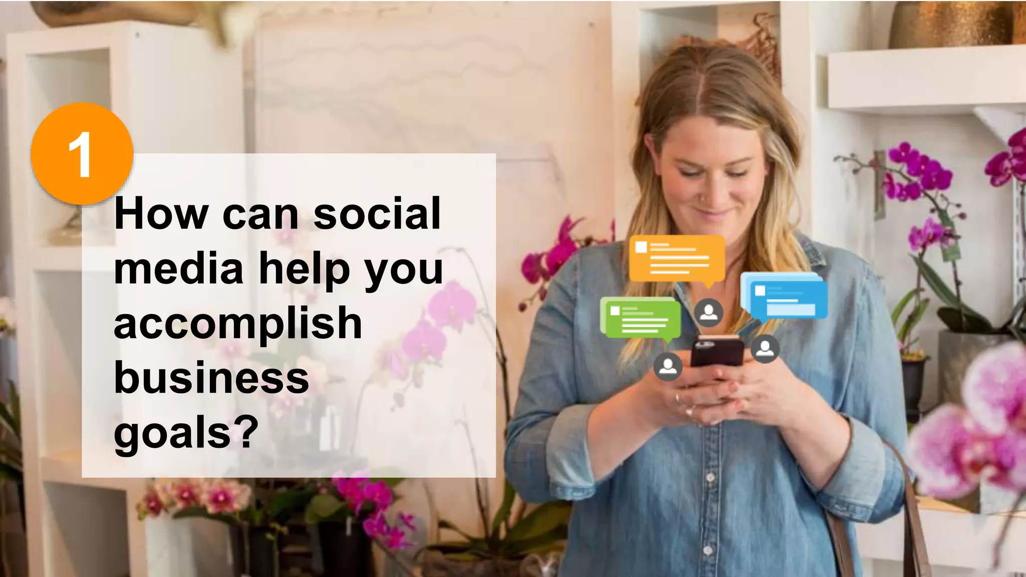 How can social 
media help you 
accomplish 
business 
goals? 
1 
 