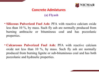 Concrete Admixtures in civil engineering | PPT