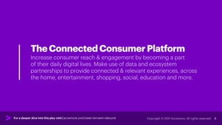 TheConnectedConsumerPlatform
Increase consumer reach & engagement by becoming a part
of their daily digital lives. Make us...