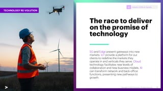 For a deeper dive into this play visit | accenture.com/reset-reinvent-rebound
The Telco of today must become
the Techco of...