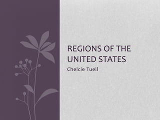REGIONS OF THE
UNITED STATES
Chelcie Tuell

 