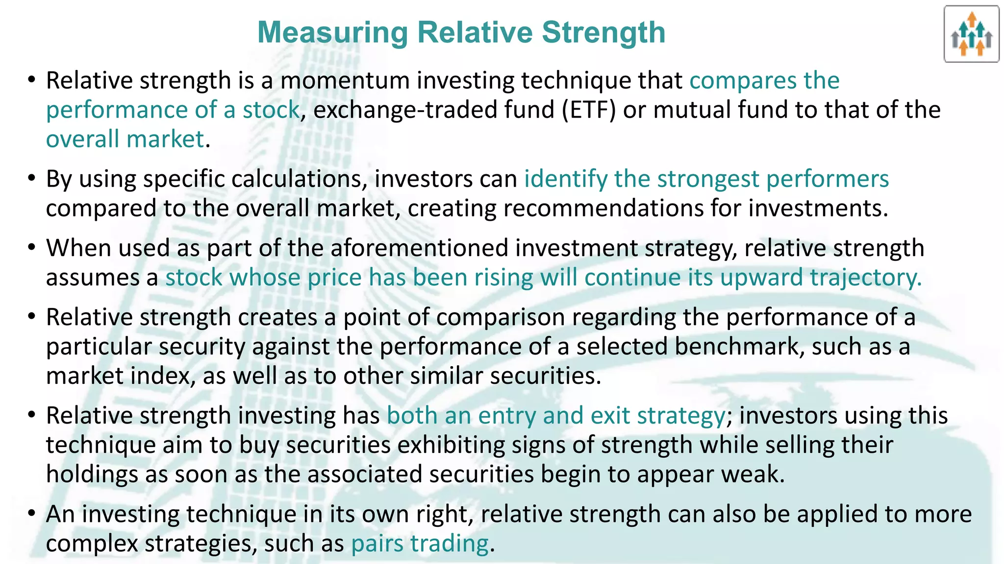 Selection of Markets & Issues