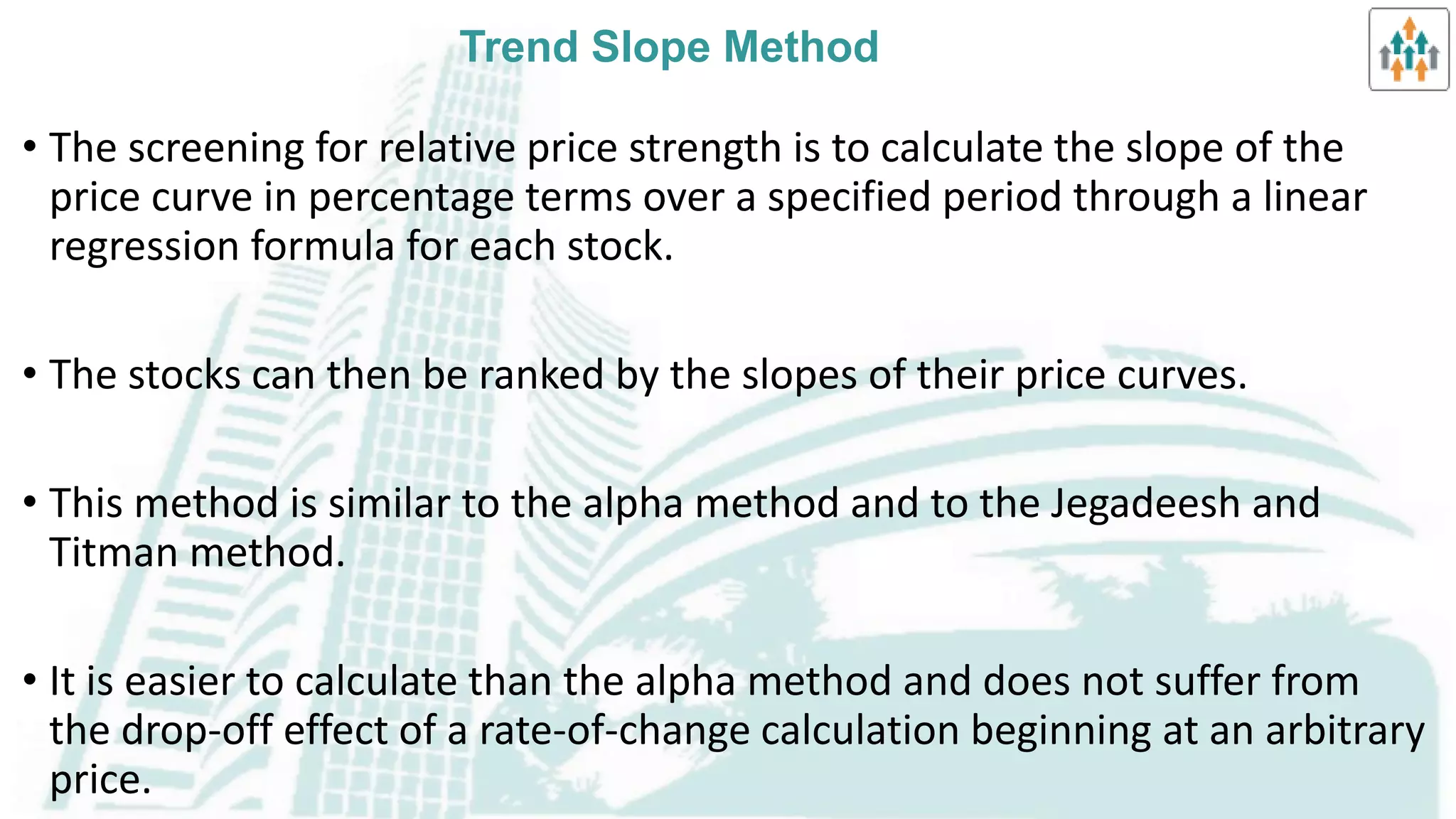 Selection of Markets & Issues