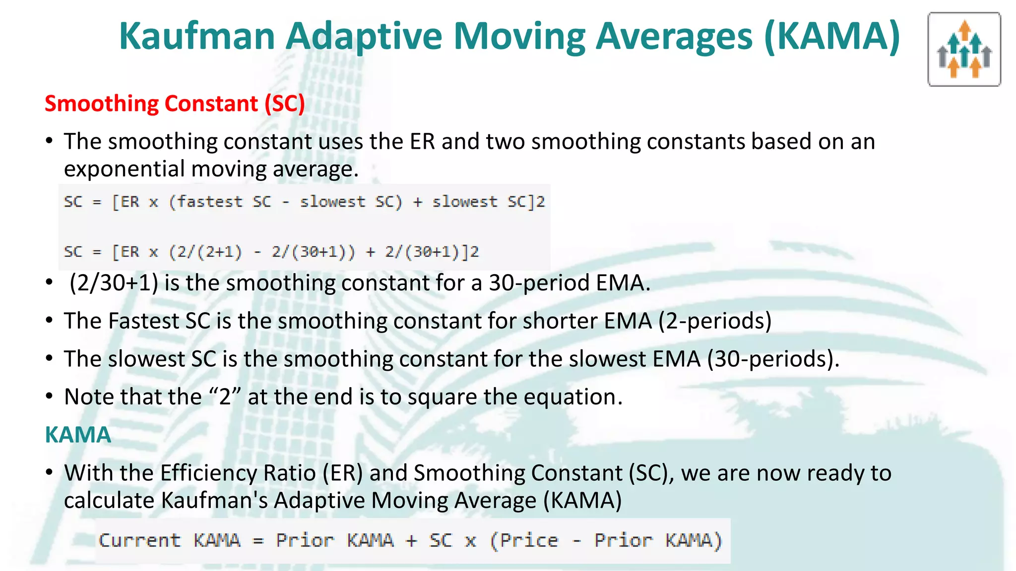 Cmt learning objective 2 a moving averages , types & its application