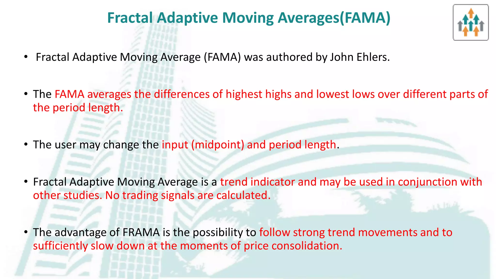 Cmt learning objective 2 a moving averages , types & its application
