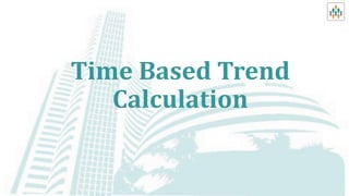Time Based Trend
Calculation
 
