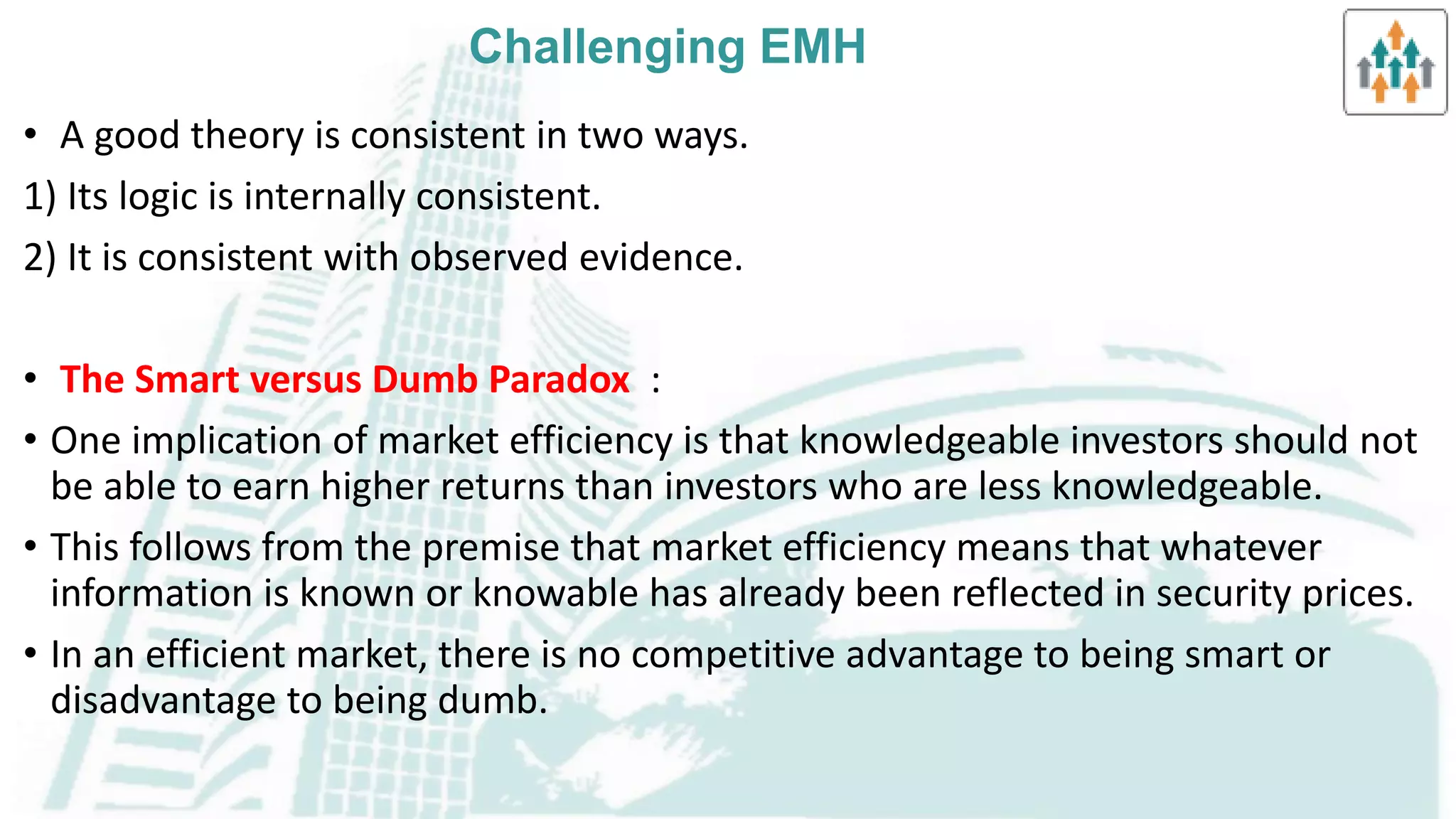 Theories of nonrandom price motion