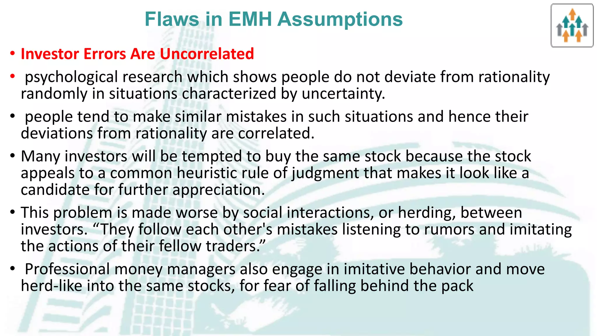 Theories of nonrandom price motion