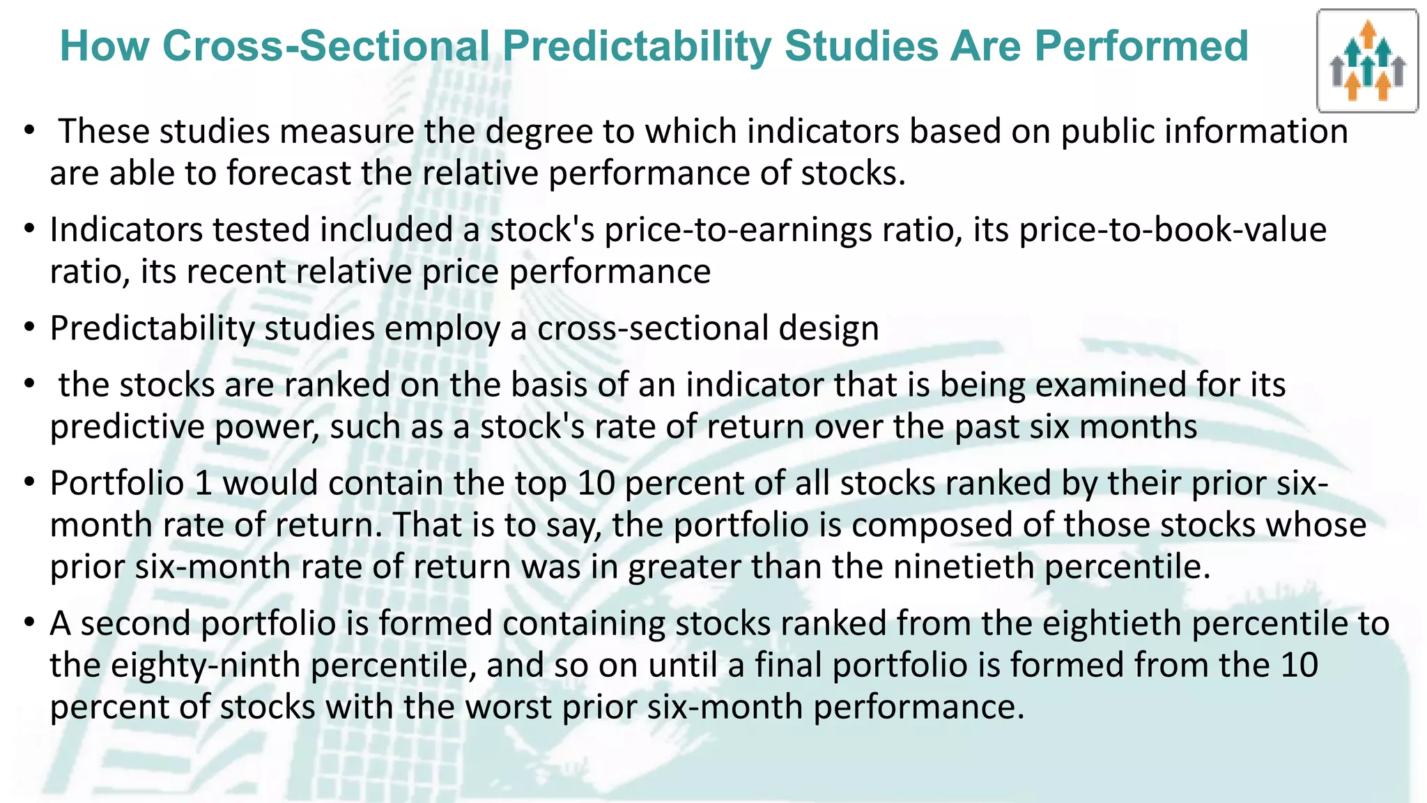 Theories of nonrandom price motion