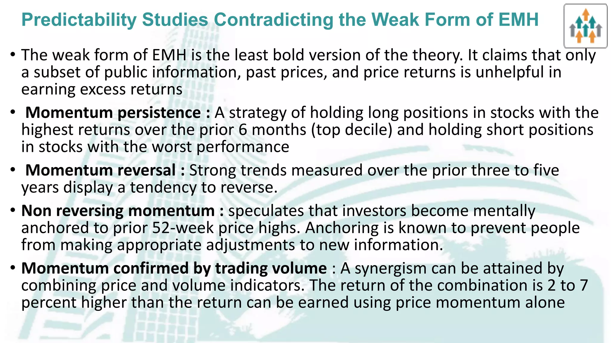 Theories of nonrandom price motion