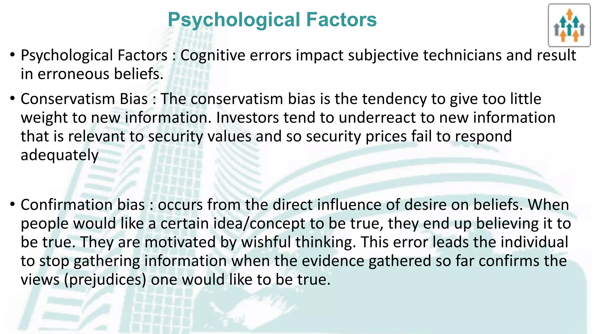 Theories of nonrandom price motion