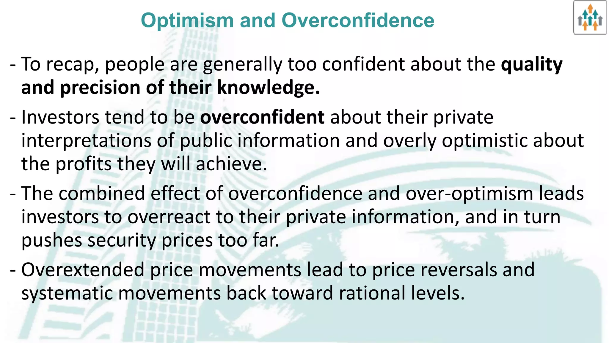 Theories of nonrandom price motion