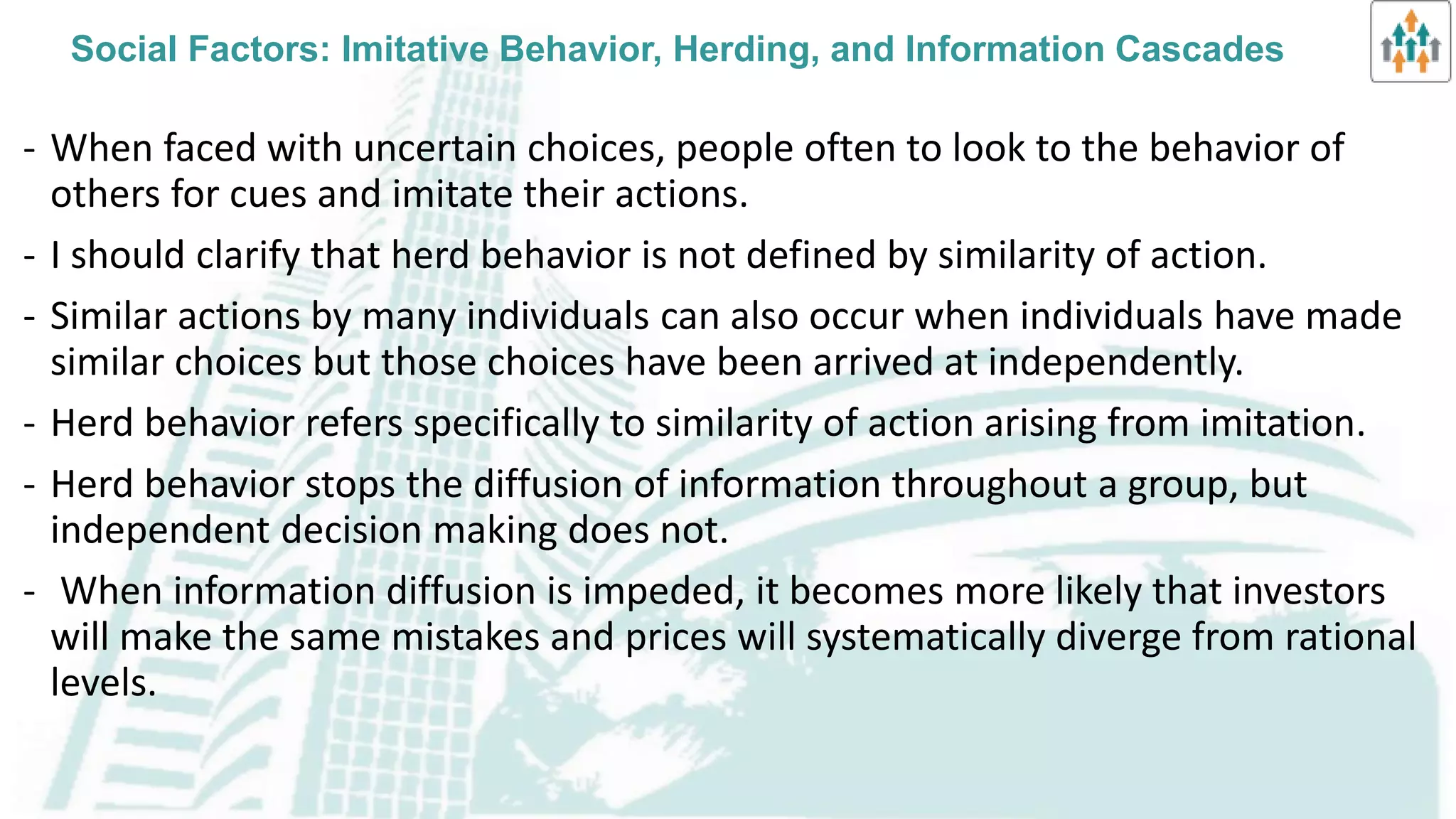 Theories of nonrandom price motion