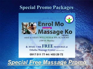 Special Promo Packages
 