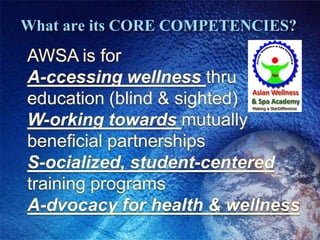 What are its CORE COMPETENCIES?
 