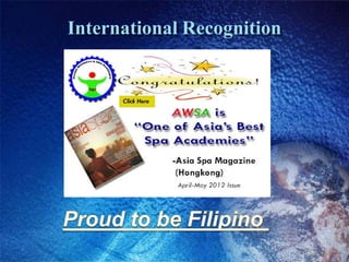 International Recognition
 
