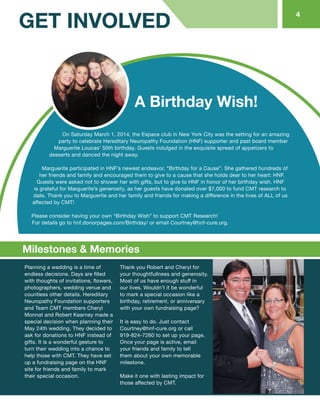 GET INVOLVED
A Birthday Wish!
On Saturday March 1, 2014, the Espace club in New York City was the setting for an amazing
p...