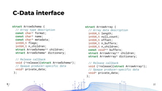 Apache Arrow: High Performance Columnar Data Framework