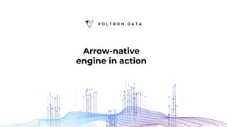 Apache Arrow: High Performance Columnar Data Framework