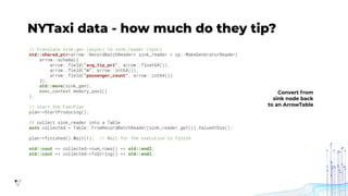 Apache Arrow: High Performance Columnar Data Framework