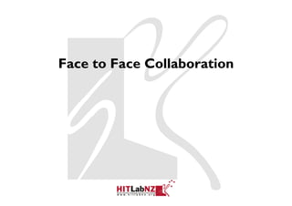 Face to Face Collaboration
 