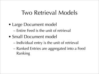 CMU TREC 2007 Blog Track