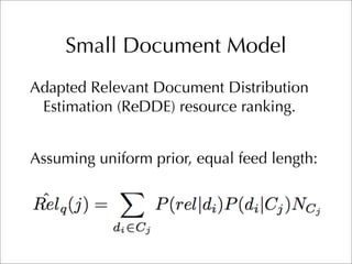 CMU TREC 2007 Blog Track